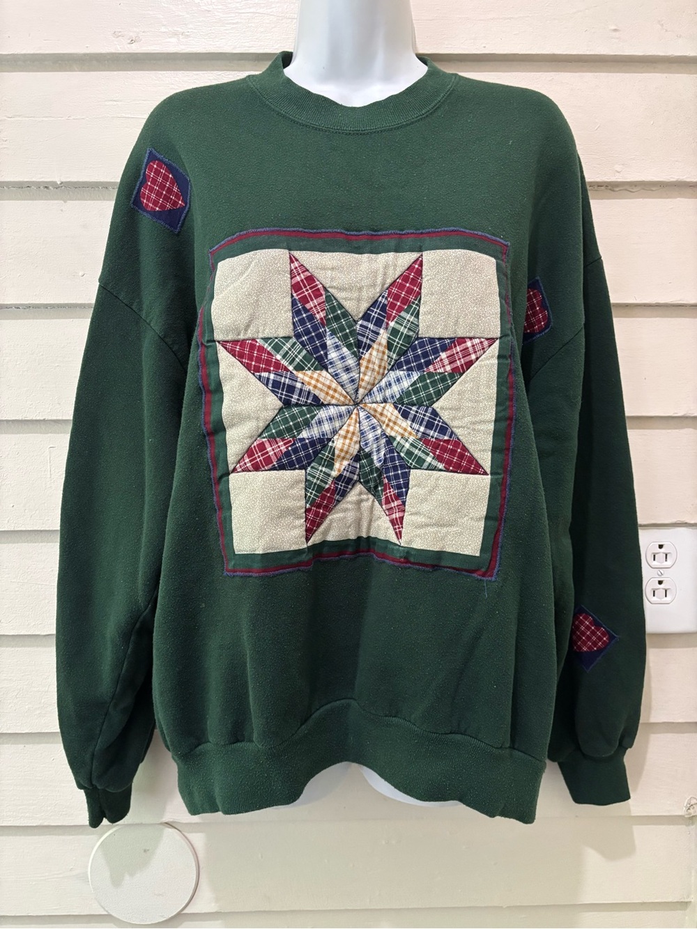 🔥5 for $25🔥 Vintage Quilted Grannycore Sweatshirt